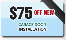 $75 off new garage door installation